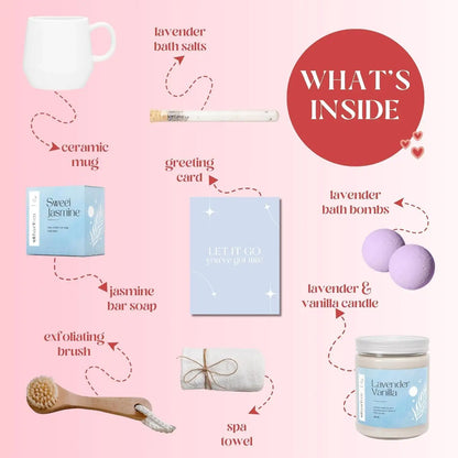 Set For Women Self Care Assortment Gift Box Relaxation Gift Collection Box For